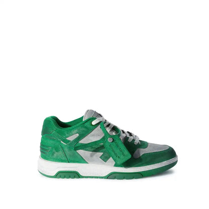 Off-White Out Of Office Vintage Suede Grey Green
