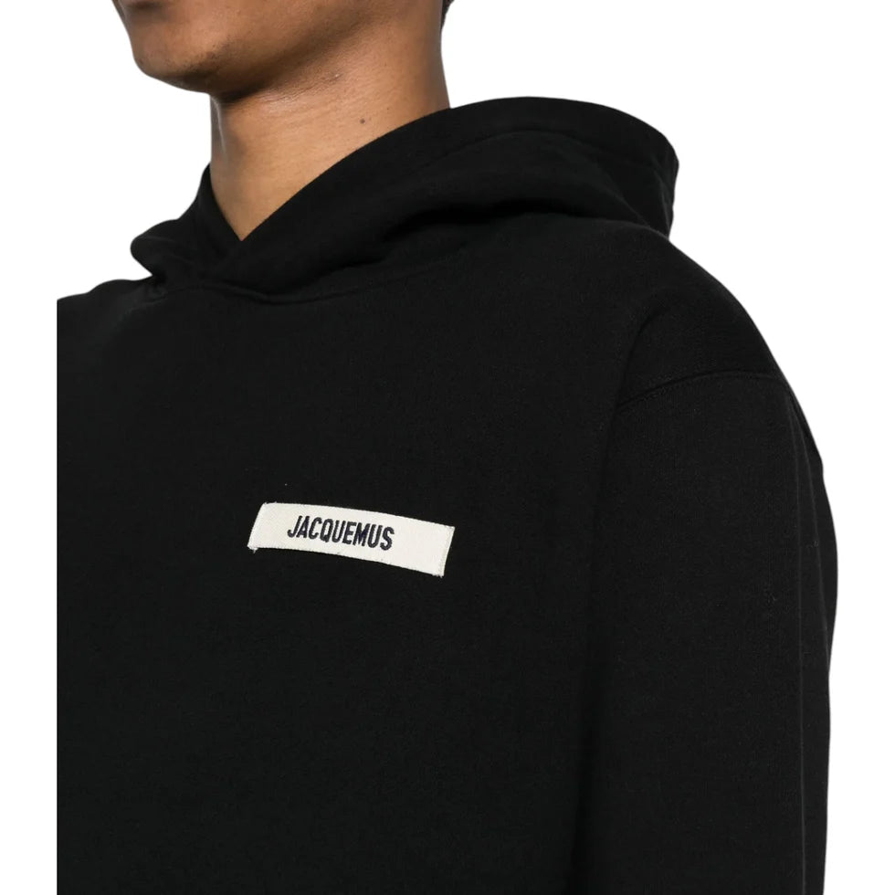 Jacquemus Le Hoodie Gros Grain Top - Black